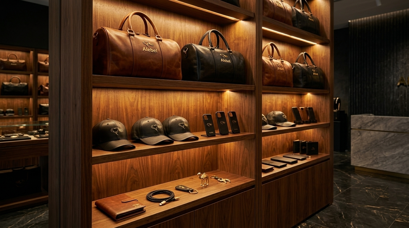 Alebel Leather Duffel Bag
